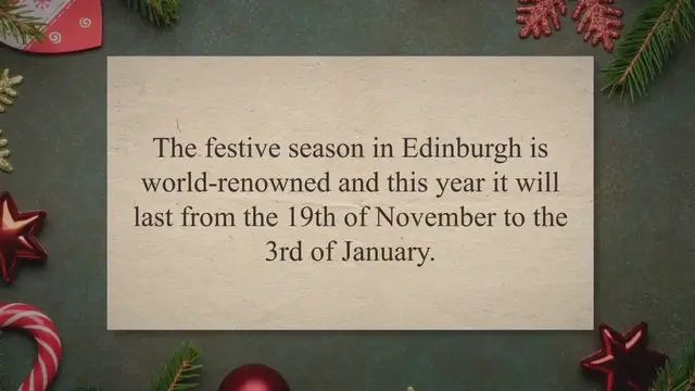 'Video thumbnail for The Ultimate Guide to Edinburgh Christmas Markets'