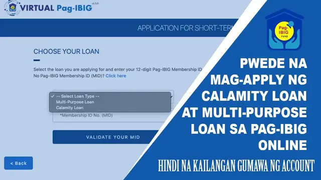 'Video thumbnail for How to Apply Pag-IBIG Calamity Loan and Multi Purpose Loan ONLINE'