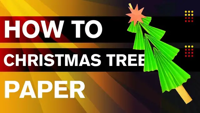 'Video thumbnail for DIY Paper Christmas | How to make Christmas tree with paper |Christmas star'