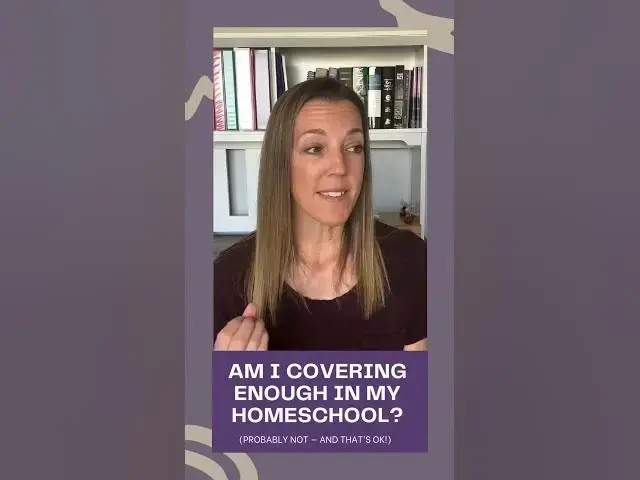 'Video thumbnail for 🛑 STOP worrying about this in your homeschool #homeschool #homeschooling #homeschooltips'