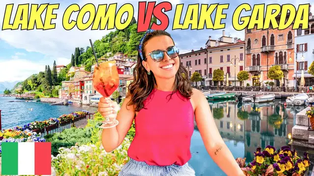 'Video thumbnail for WHICH ONE IS FOR YOU? LAKE COMO AND LAKE GARDA TRAVEL GUIDE! 🇮🇹 (Bellagio, Malcesine, & more)'