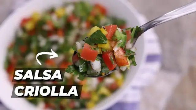 'Video thumbnail for You Won't Believe How EASY This Salsa Criolla Recipe is!'