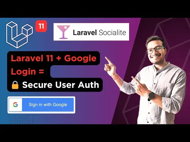 'Video thumbnail for Laravel 11 Google Login Integration – Step By Step Guide with Socialite | Login with Google'