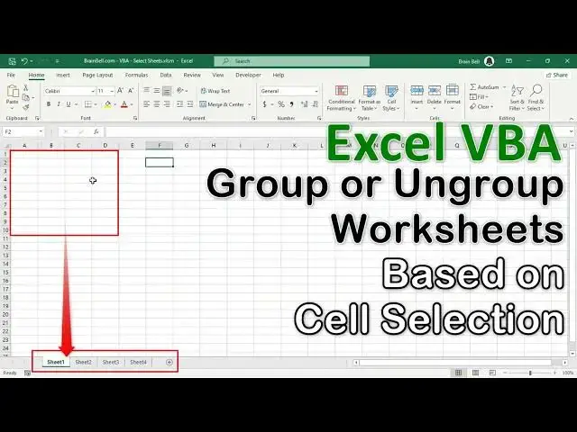 'Video thumbnail for Excel VBA: Group or Ungroup Worksheets Automatically with Cell Selection'