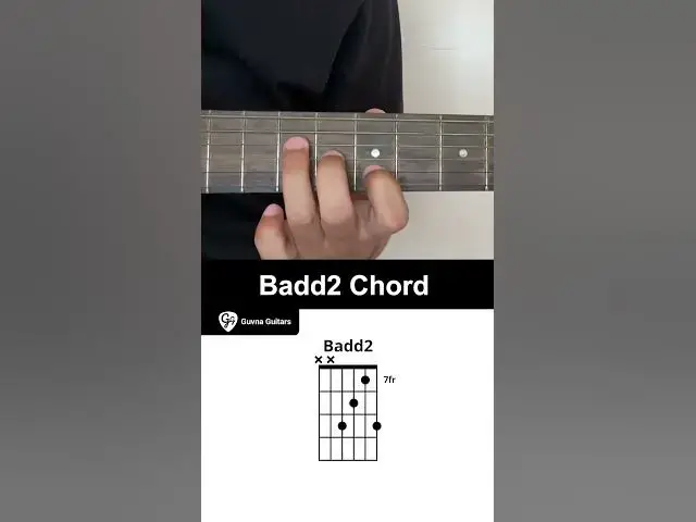 'Video thumbnail for How To Play The Badd2 Chord On Guitar - Guvna Guitars'