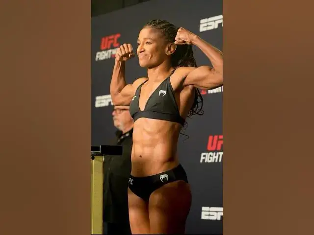 'Video thumbnail for Our co-host Angela Hill is ready! #UFCVegas102 #UFC #MMANews'
