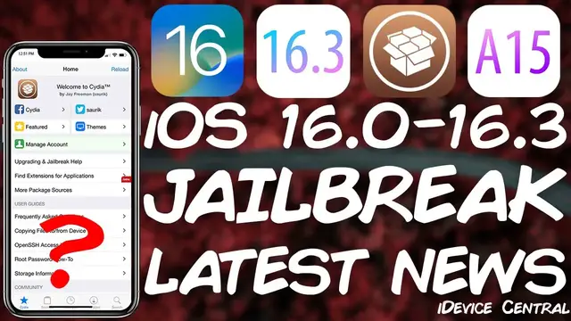 'Video thumbnail for iOS 16.0 - 16.3 JAILBREAK News: New Kernel Vuln by PANGU / P0! Could Be Useful For Jailbreak (A12+)'