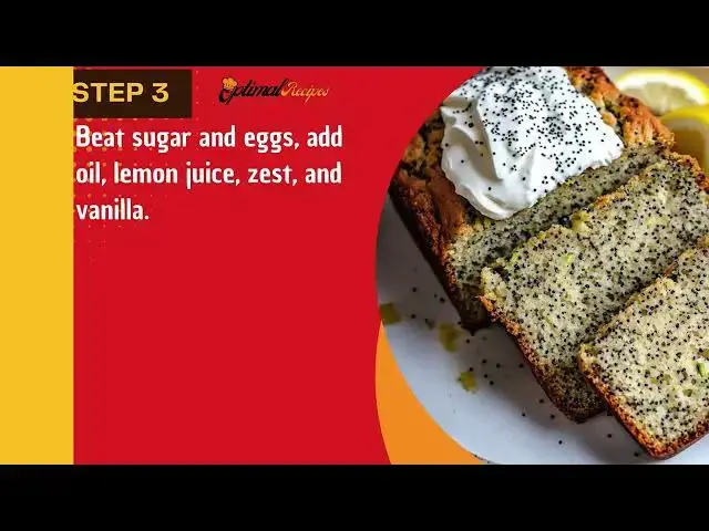 'Video thumbnail for Lemon Poppy Seed Zucchini Bread – Easy Recipe Guide'