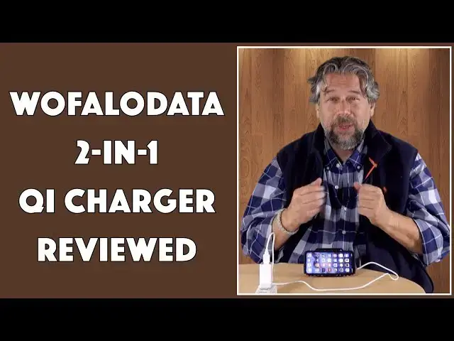 'Video thumbnail for Wofalodata 2-in-1 Wireless Qi Charger Stand - REVIEWED'