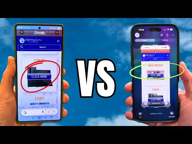 'Video thumbnail for Circle To Search (S25 Ultra) vs Highlight To Search (iPhone 16 Pro Max)'