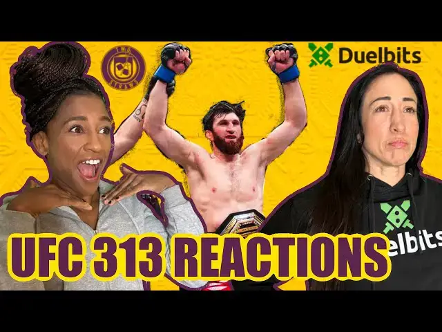 'Video thumbnail for UFC 313 Reactions w/ UFC vets Jessica Penne and Angela Hill'