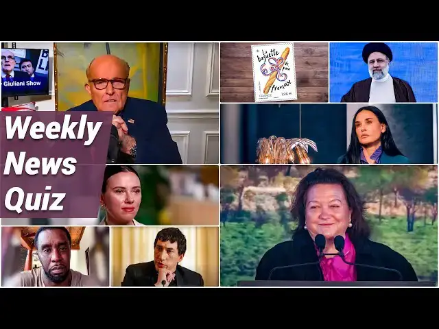 'Video thumbnail for ๐ฅ Latest News Quiz May 24: Helicopter Crashes, Endless Shrimp, & AI Drama! ๐๐ค๐ค #newsquiz'