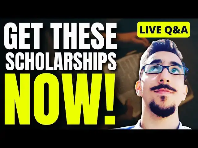 'Video thumbnail for Answering ALL Your Scholarship Questions (09.20.2024)'