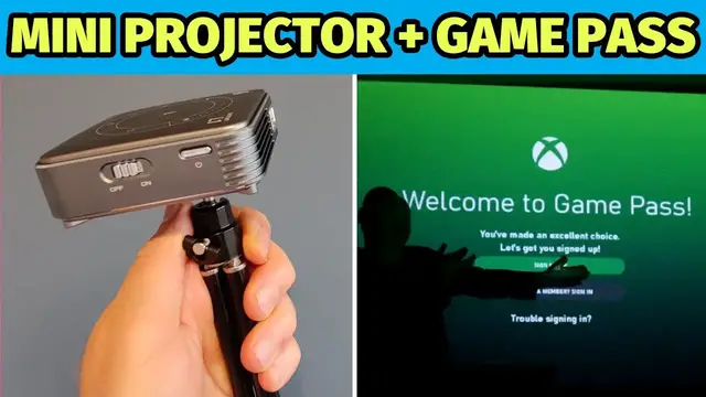 'Video thumbnail for I used a tiny portable projector to play Xbox Game Pass - Sentrym L1 Mini Projector Review'