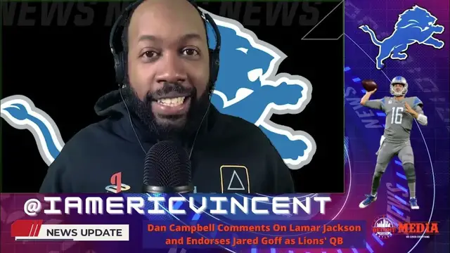 'Video thumbnail for Dan Campbell Endorses Jared Goff as Detroit Lions’ Quarterback'