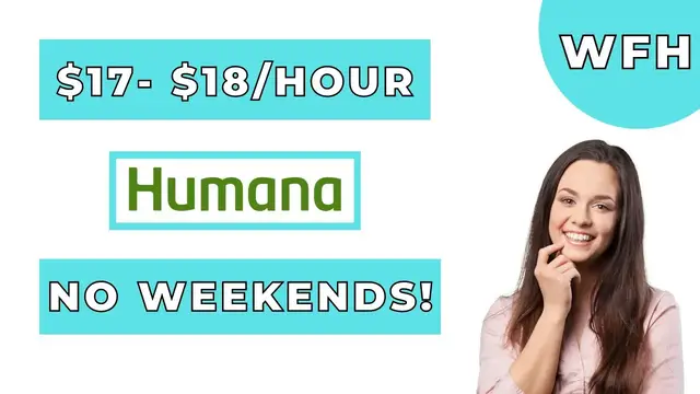 'Video thumbnail for *NOW HIRING!* $17-$18 HOURLY Work-From-Home Jobs! | Humana Healthcare  | NO WEEKENDS!'