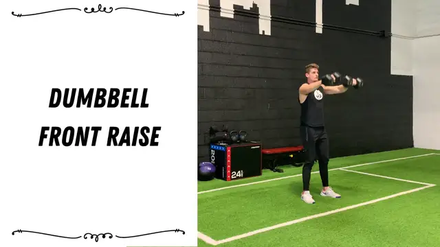 'Video thumbnail for Dumbbell Front Raise'