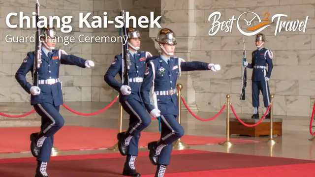 'Video thumbnail for Chiang Kai-shek Memorial Hall - Guard Change'
