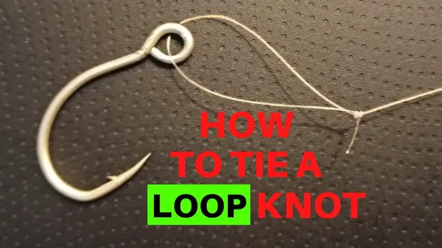 'Video thumbnail for How To Tie A Loop Knot For Fishing'