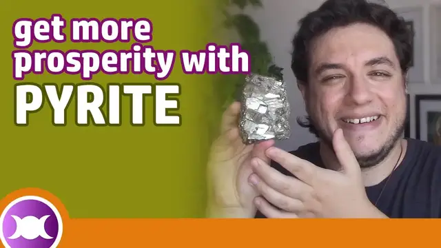 'Video thumbnail for PYRITE CRYSTAL / STONE - Benefits and Properties - How to use the Pyrite?'