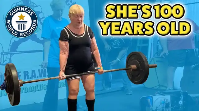 'Video thumbnail for World's Oldest Competitive Powerlifter'