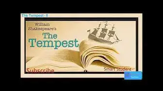 'Video thumbnail for The Tempest II Line by Line Translation From English to Hindi/Urdu || #tempest #shakespeare #trend'