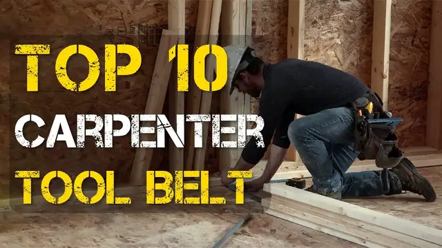 'Video thumbnail for Top 10 Best Carpenters Tool Belt'