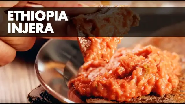 'Video thumbnail for Flat Bread + Sourdough = ❤️ This ❤️ | Ethiopia Injera'