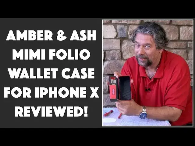 'Video thumbnail for Amber & Ash Mimi Folio Wallet Case for iPhone X -- Reviewed!'