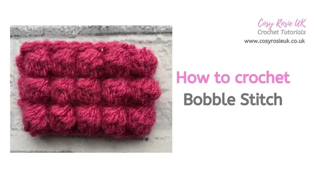 'Video thumbnail for How To Crochet - Bobble Stitch'