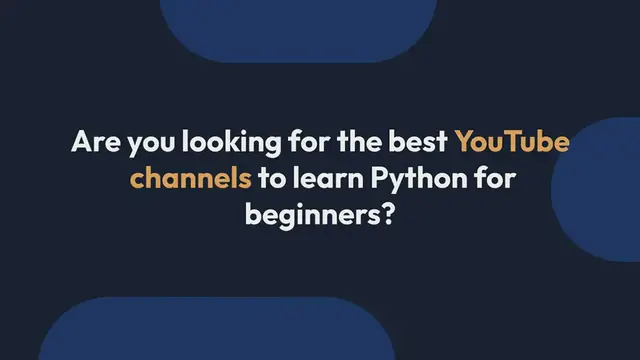'Video thumbnail for 19 Best YouTube Channels to Learn Python for Beginners (In 2023)'