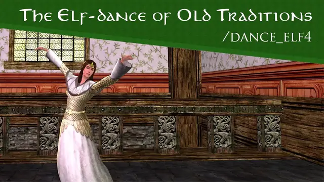 'Video thumbnail for LOTRO /dance_elf4 Emote | Elf Dance of Old Traditions | Before the Shadow Expansion Prepurchase'