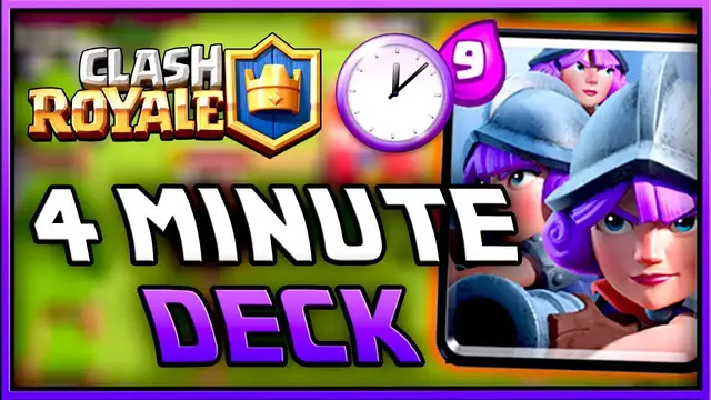 'Video thumbnail for 3 MUSKETEERS SHOOTING UP THE COMPETITION IN THIS 4 MINUTE DECK YOU WILL SEE HOW!! CLASH ROYALE'