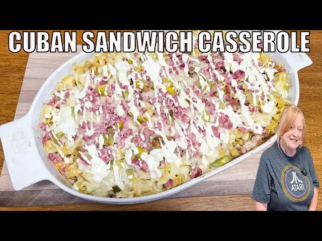 'Video thumbnail for CUBAN SANDWICH CASSEROLE A Family Dinner Idea'