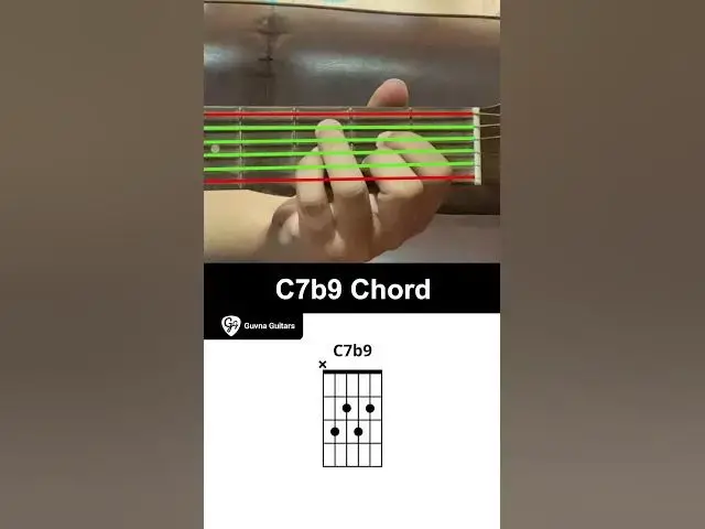 'Video thumbnail for How To Play The C7b9 Chord On Guitar - Guvna Guitars'