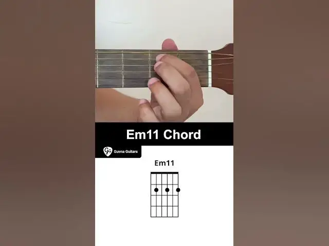 'Video thumbnail for How To Play The Em11 Chord On Guitar - Guvna Guitars'