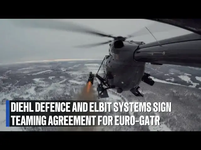 'Video thumbnail for Diehl Defence and Elbit Systems partner to equip Germany’s Airbus H145M helicopters with Euro-GATR'