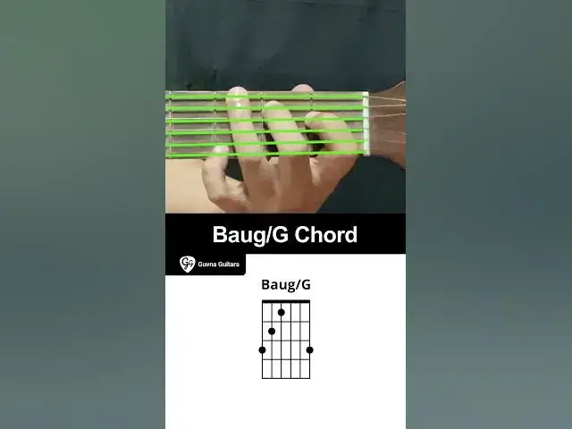 'Video thumbnail for How To Play The Baug/G Chord On Guitar - Guvna Guitars'