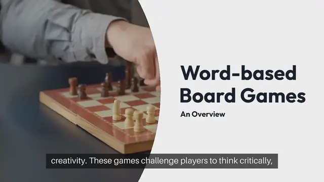 'Video thumbnail for Word-Based Board Games'
