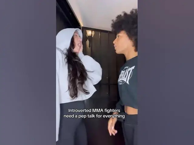 'Video thumbnail for Why is being social is harder than getting in a fight 😅😫 #introvertsbelike #shorts #mma'