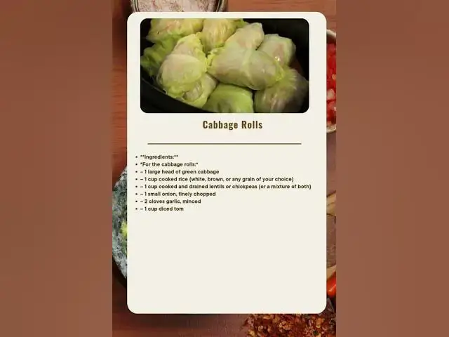 'Video thumbnail for Cabbage Rolls #recipes #shorts'