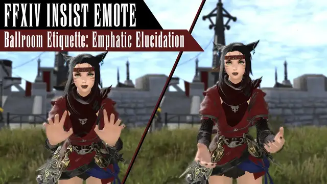 'Video thumbnail for FFXIV Insist Emote Ballroom Etiquette - Emphatic Elucidation | FF14 /insist Emote'