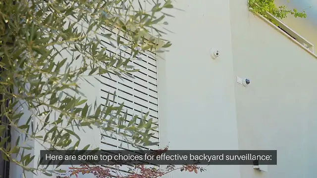 'Video thumbnail for Best Home Security Cameras For Back Yard'