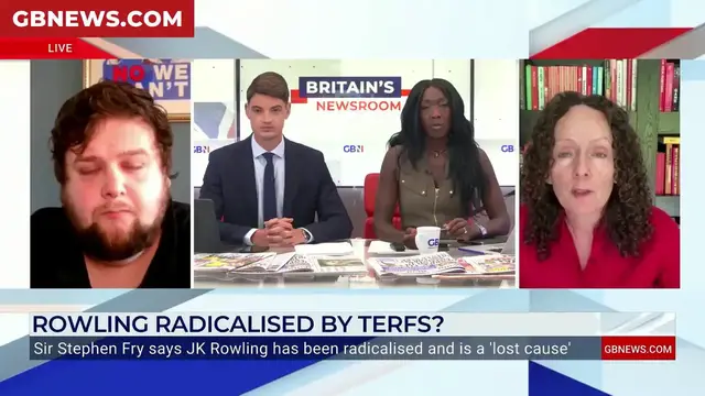 'Video thumbnail for JK Rowling: There is 'nothing radical' about her views on gender, McAnena tells GB News'