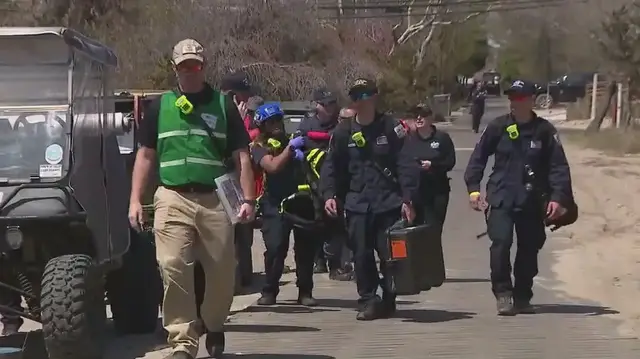 'Video thumbnail for Long Island first responders do hurricane drill'