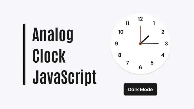 'Video thumbnail for Create Analog Clock in HTML CSS & JavaScript'
