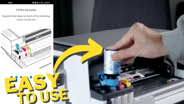 'Video thumbnail for How To Use a Cartridge Free HP Printer'