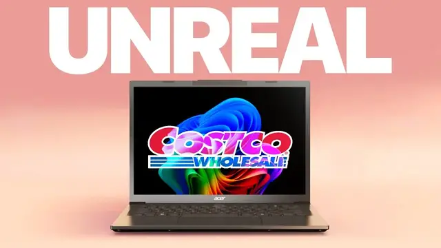 'Video thumbnail for This Costco Laptop Shouldn’t Exist! Aspire 14 AI'