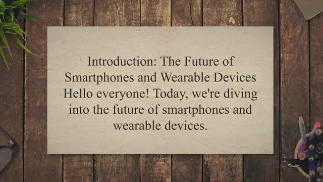 'Video thumbnail for The Evolution of Smartphones: Exploring Wearable Devices with AI'