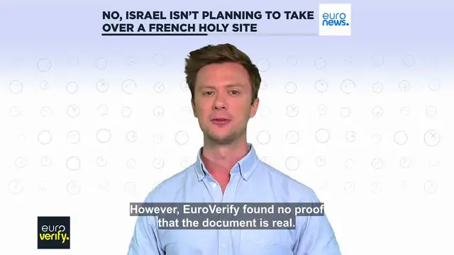 'Video thumbnail for No, Israel isn't planning to take over a French holy site'